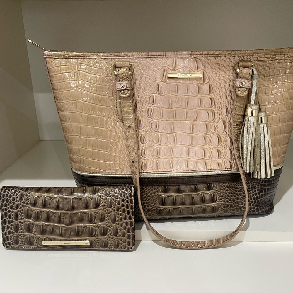 Brahmin Purse & Wallet Set